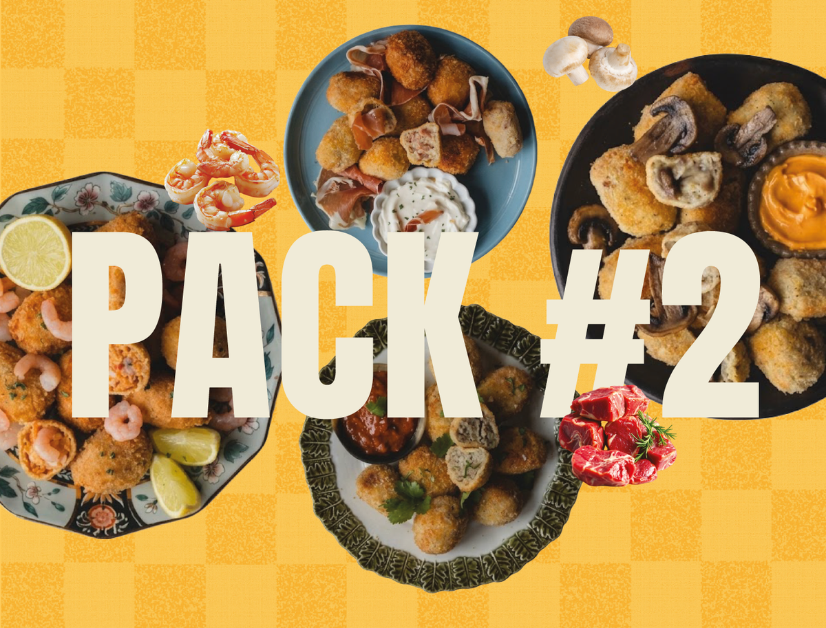 Pack 2 · 4 Sabores de Croquetas